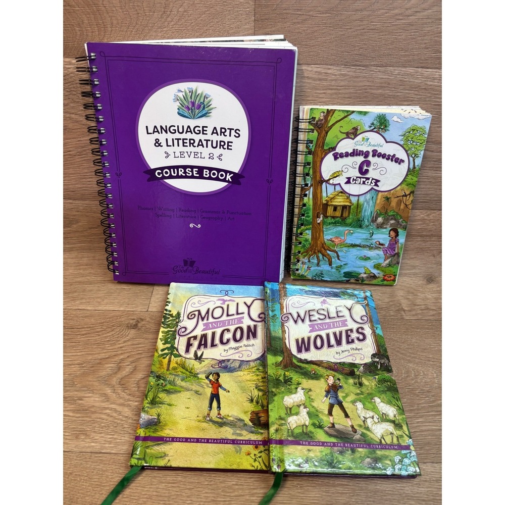 The Good and the Beautiful Level 2 Language Arts Course Book Cards & Readers Set